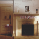 The master bedroom of eccentric mother-daughter duo, Big and Little Edie Beale, before renovation.